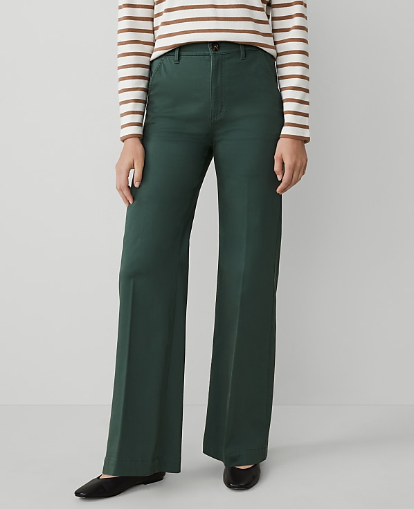 Weekend Collection Trouser in Sateen