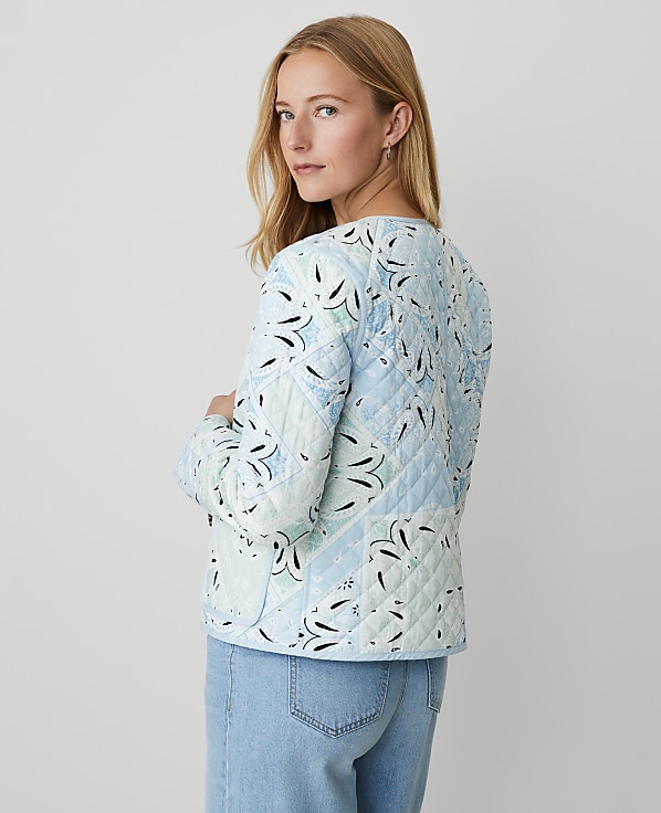 Weekend Collection Paisley Quilted Jacket
