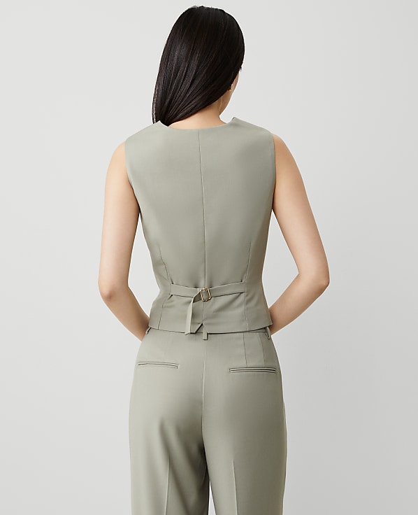 The Tailored Button Pocket Vest