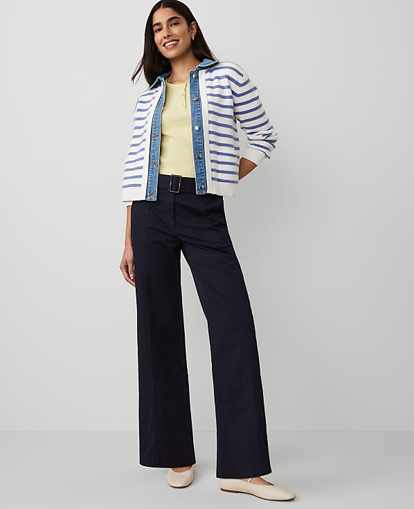 Weekend Collection Belted Utility Pant