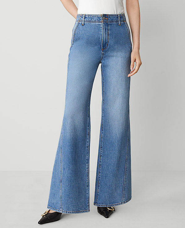 The Seamed Wide-Leg Jean