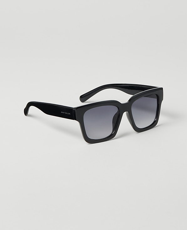 Oversized Curved Square Sunglasses