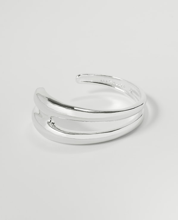 Split Metal Cuff Bracelet