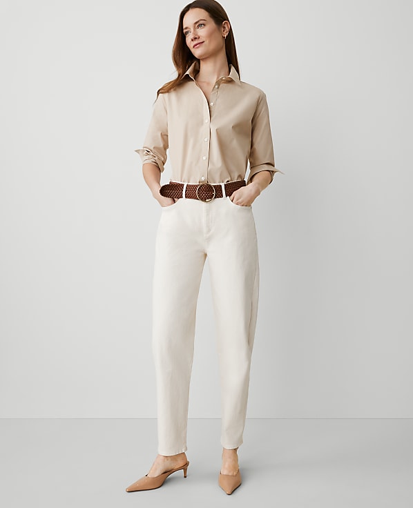The Petite Barrel Jean