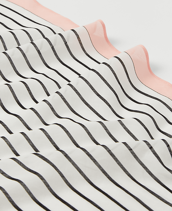 Weekend Collection Striped Triangle Scarf