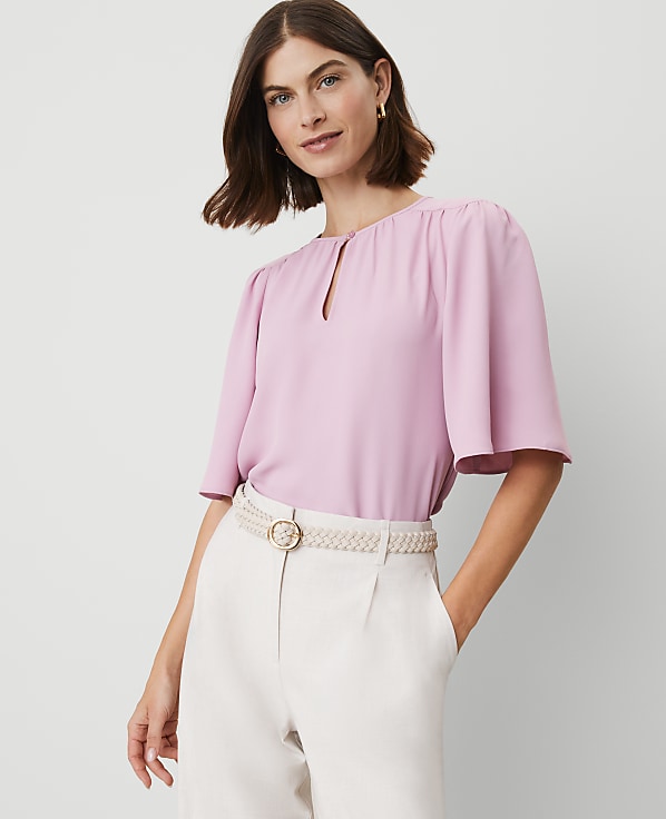 Draped Sleeve Blouse