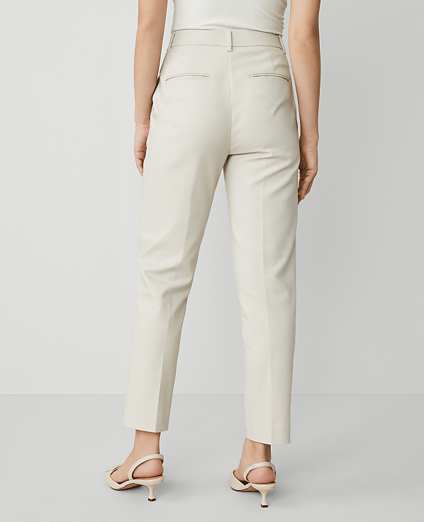 The High Rise Everyday Ankle Pant in Stretch Cotton - Curvy Fit