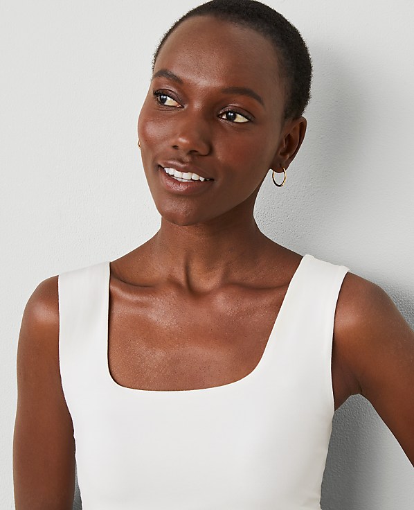 Petite Square Neck Tank Top