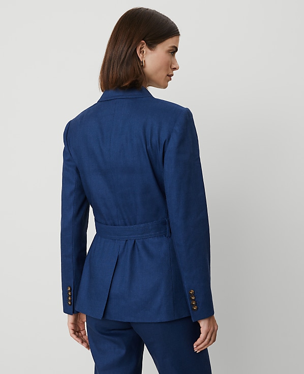 Linen Blend Safari Jacket