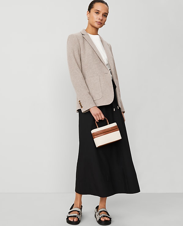 Weekend Collection Voile Drawstring Midi Skirt
