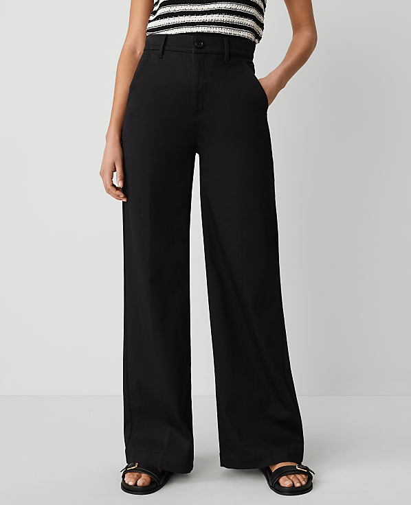 Petite Weekend Collection Trouser in Sateen