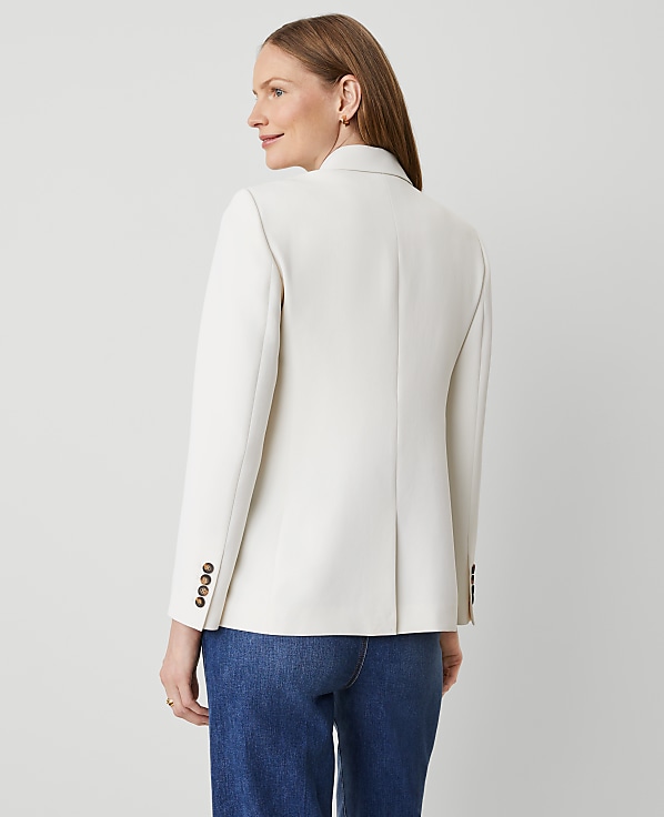 The Greenwich Blazer in Crinkle Crepe