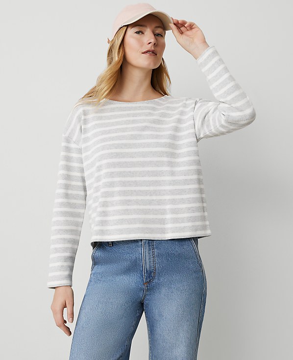 Weekend Collection Striped Relaxed Top