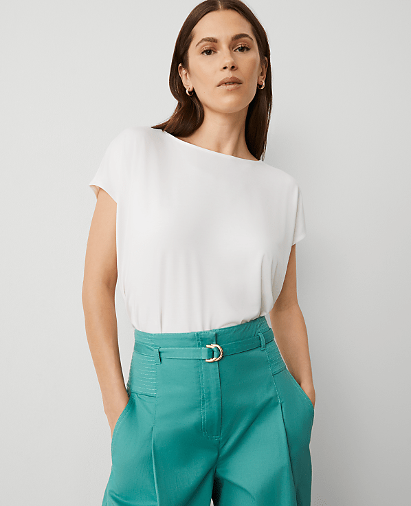 Jersey Wedge Top