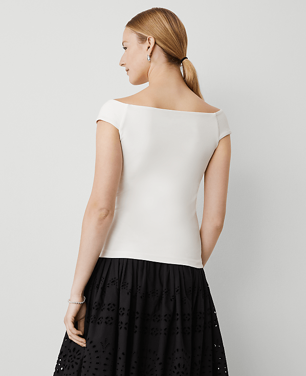 Petite Off-The-Shoulder Top
