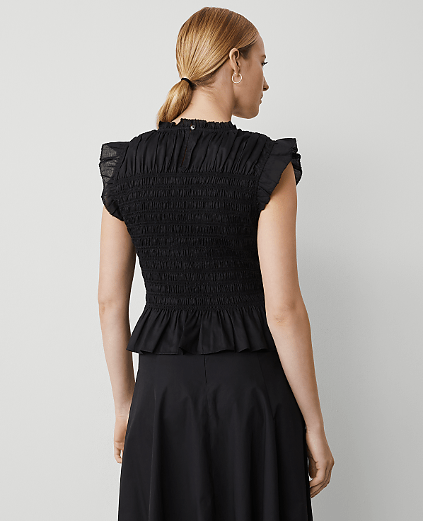 Smocked Ruffled Top