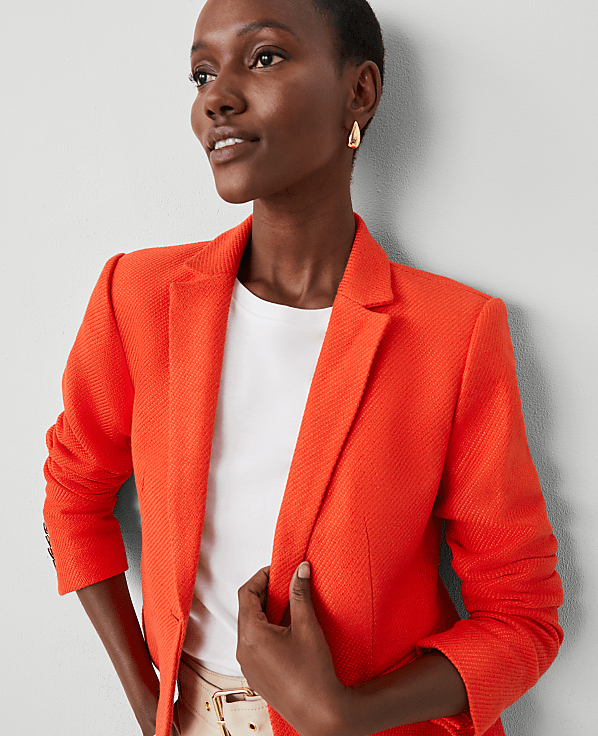 The Petite Newbury Blazer in Tweed