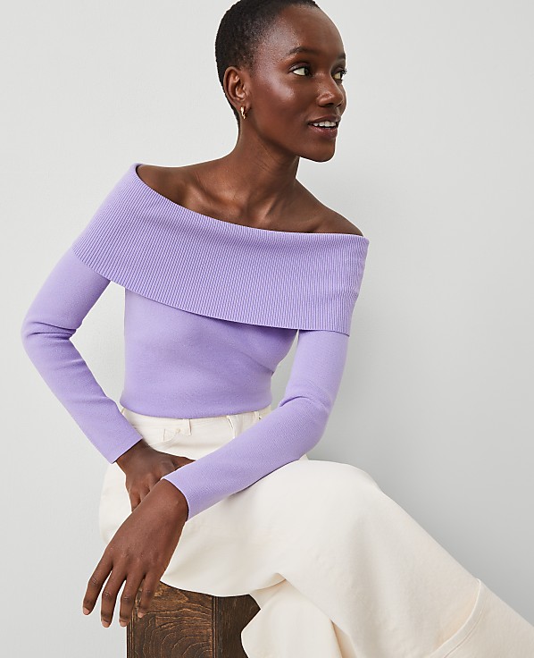 Off-The-Shoulder Sweater