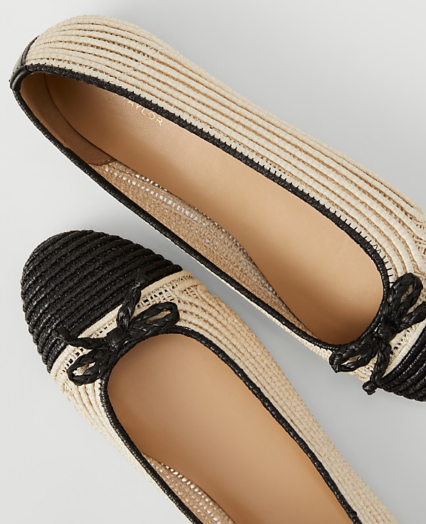 Raffia Ballet Flat
