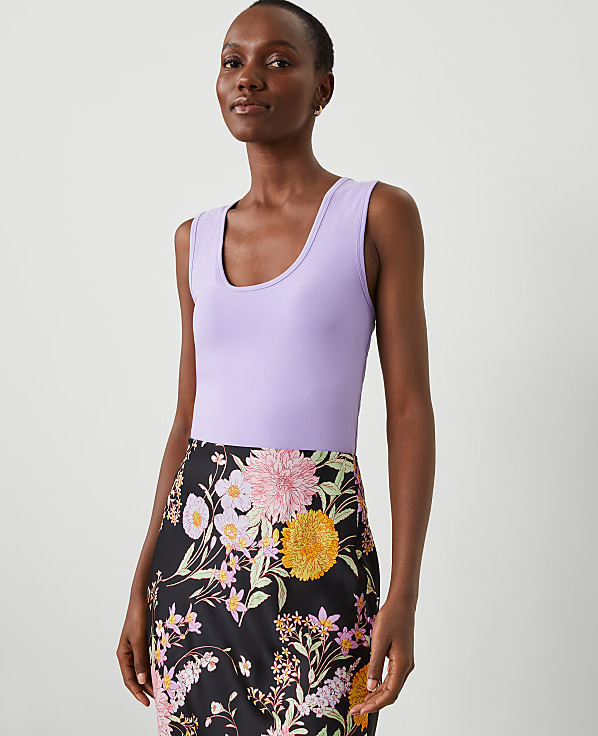 Petite Modern Scoop Neck Tank Top