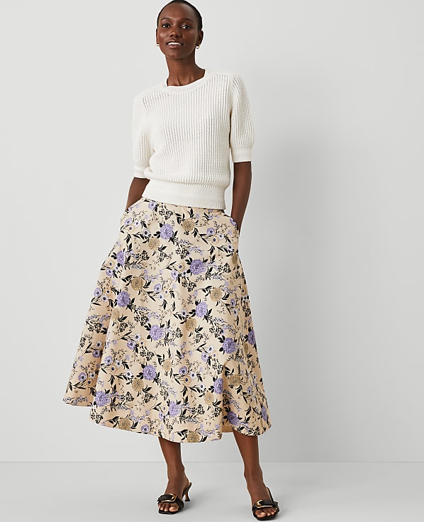 Floral Full Skirt