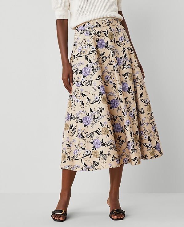 Floral Full Skirt