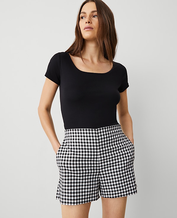 The Side-Zip Short in Gingham