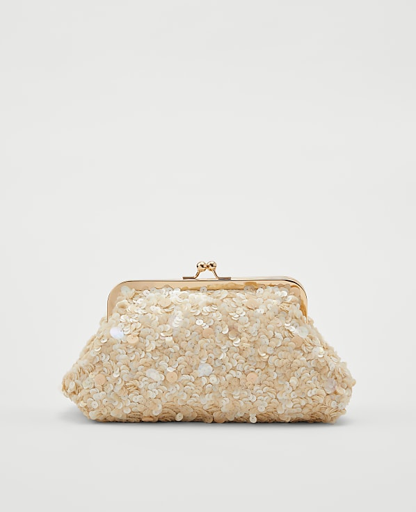 Studio Collection Sequin Clutch Bag