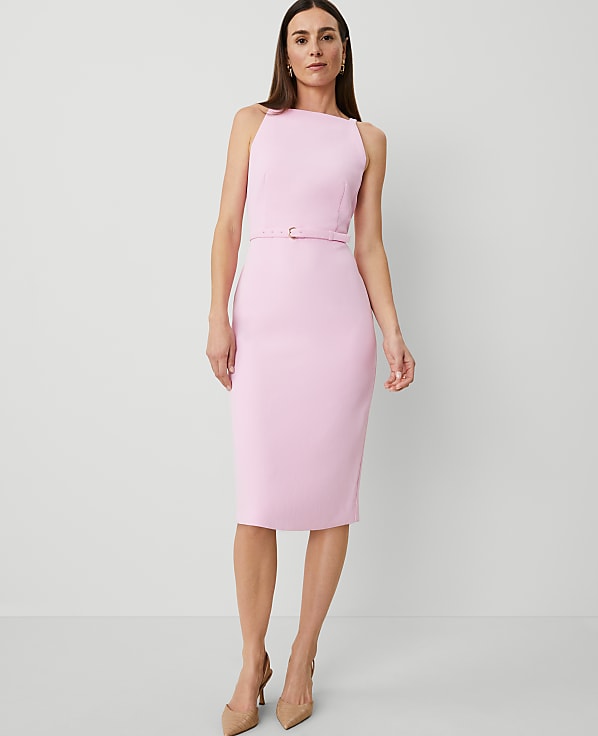 Belted Sheath Dress