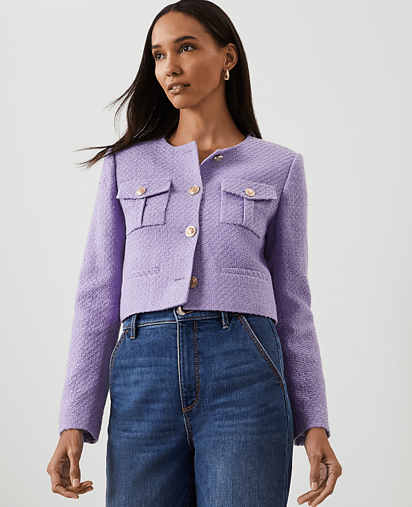 Tweed Patch Pocket Jacket