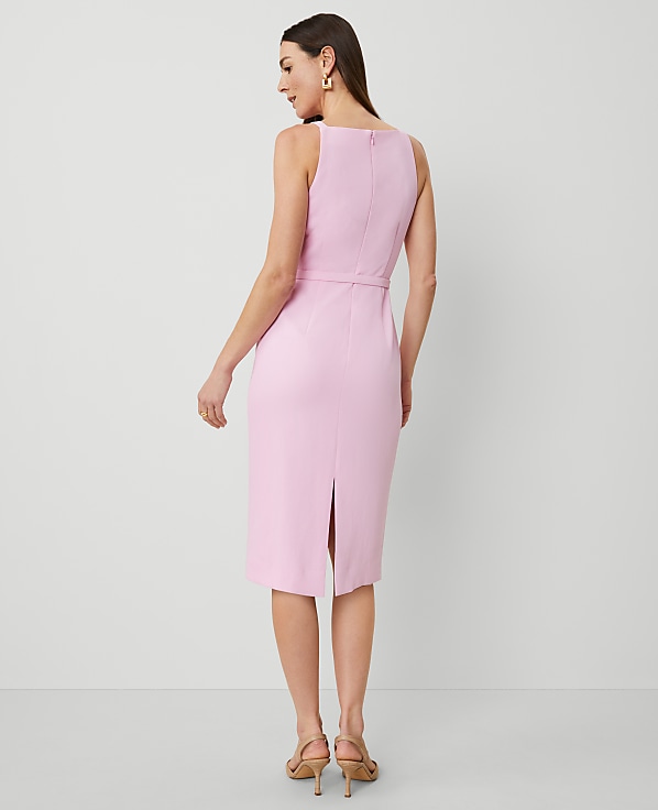 Belted Sheath Dress