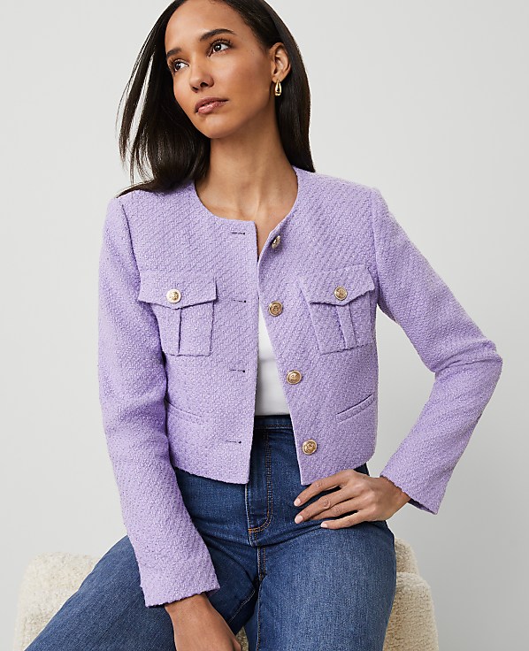Tweed Patch Pocket Jacket