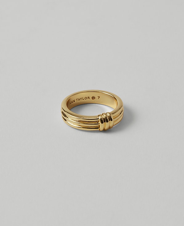 Metal Textured Knot Ring