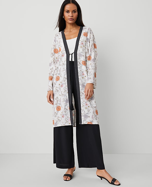 Floral Long Kimono