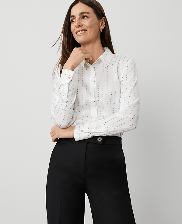 Dotted Slim Fit Shirt
