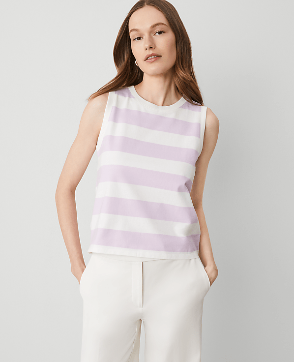 Striped Sleeveless Top