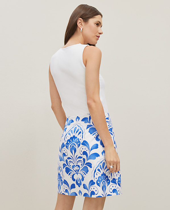 Tiled A-Line Skirt