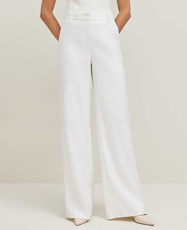 The Wide-Leg Pant in Linen Blend
