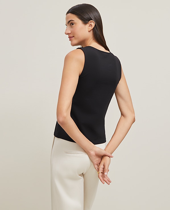 Petite Crew Neck Shell