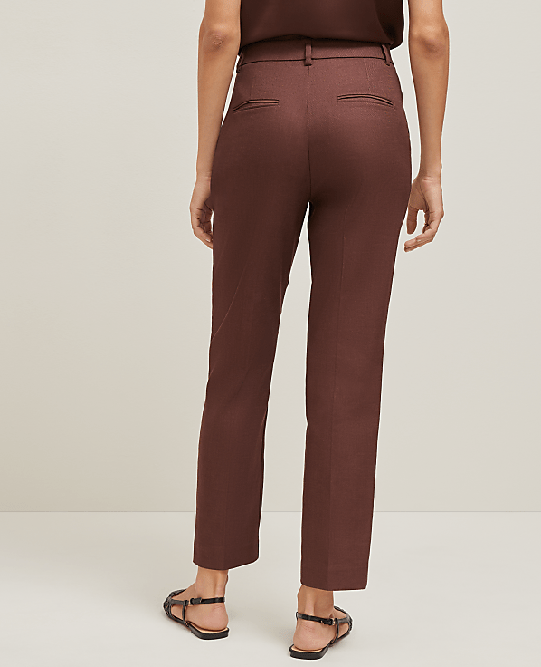 The Ankle Pant in Linen Blend &mdash; Curvy Fit