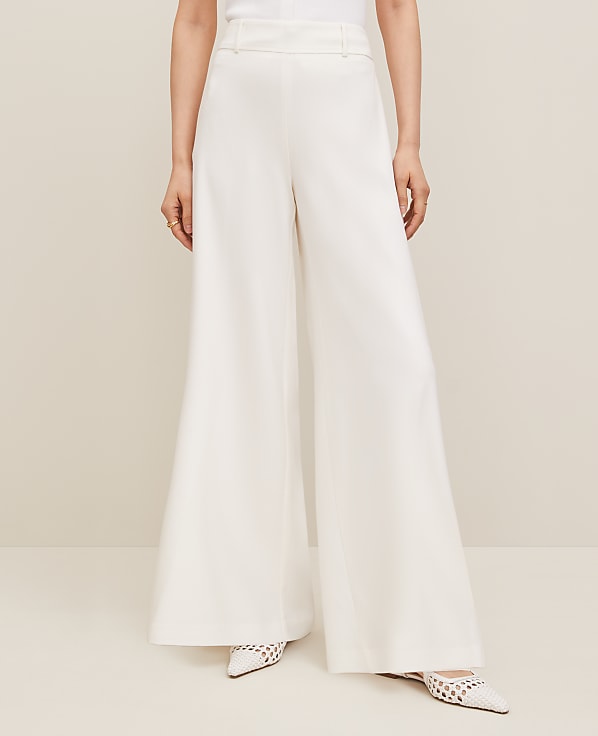 The Statement Palazzo Pant in Melange