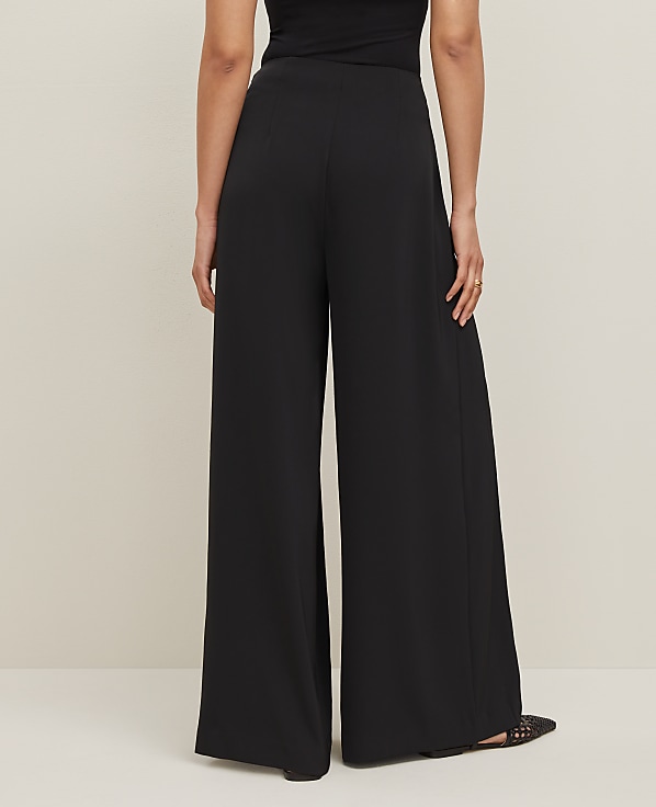 The Petite Triple Pleat Palazzo Pant