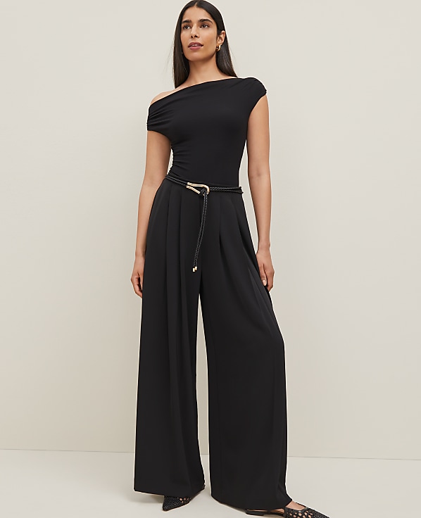 The Petite Triple Pleat Palazzo Pant