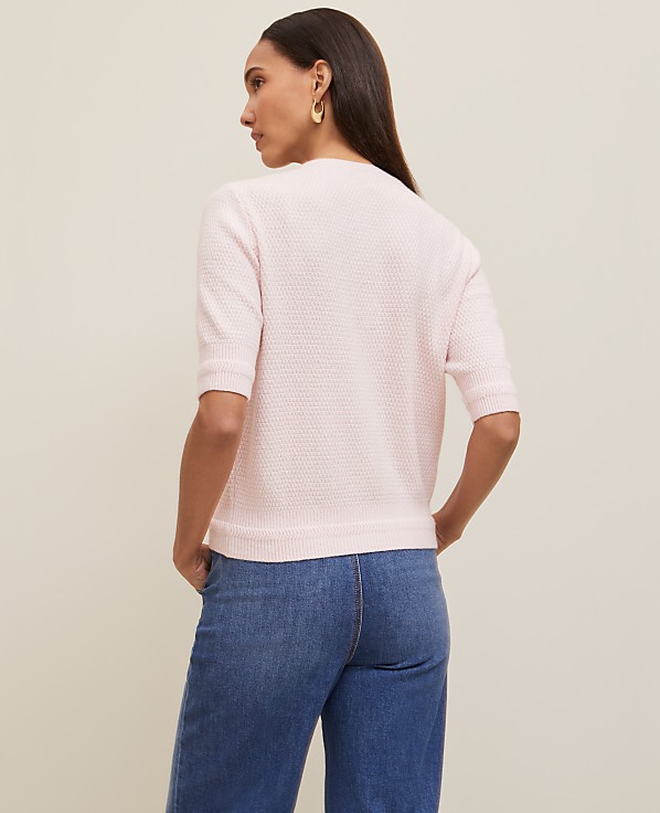 Blouson Sleeve Stitch Cardigan