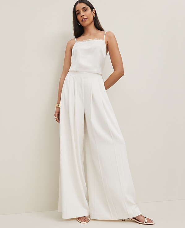 The Triple Pleat Palazzo Pant