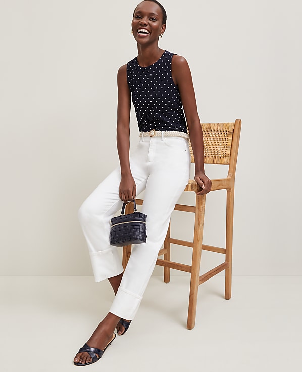 The Cuffed Straight Jean