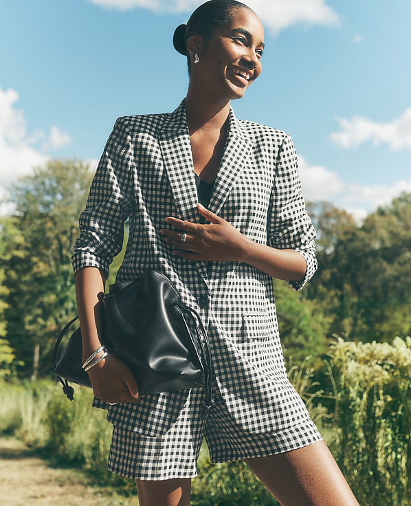 The Side-Zip Short in Gingham