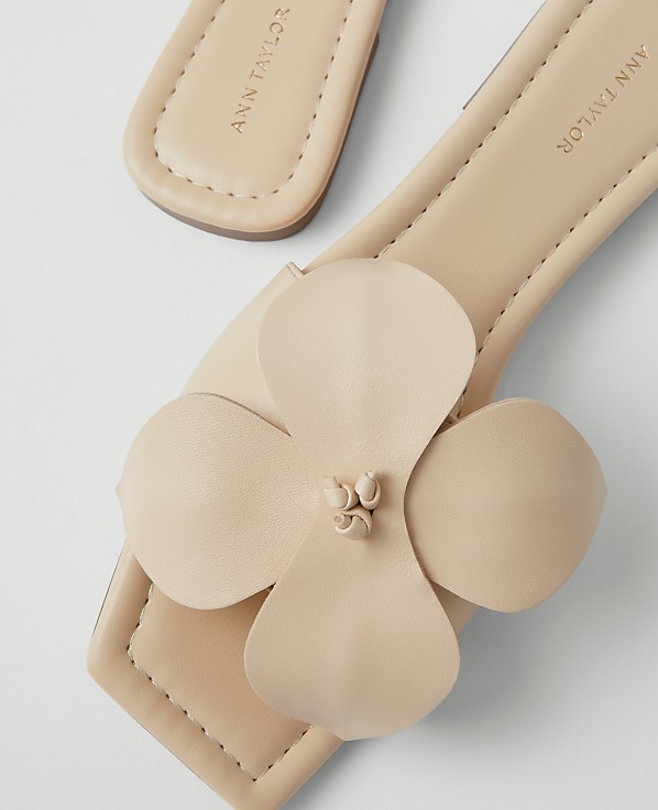 Leather Flower Sandal