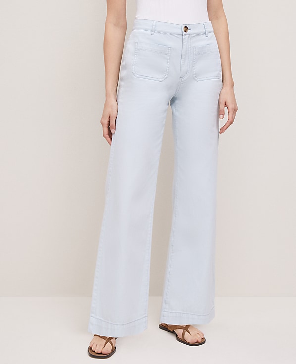 The Patch Pocket Wide-Leg Jean