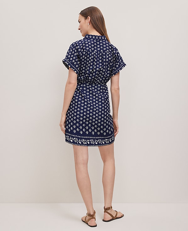 Weekend Petaled Wrap Shirtdress